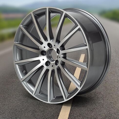 18" x 8.5" Rear Wheel Rim for Mercades-Benz-C300 C350 2015-2018, Aluminum Alloy Replacement Rim 85371, Fits for Rear Wheel Only in Saudi Arabia