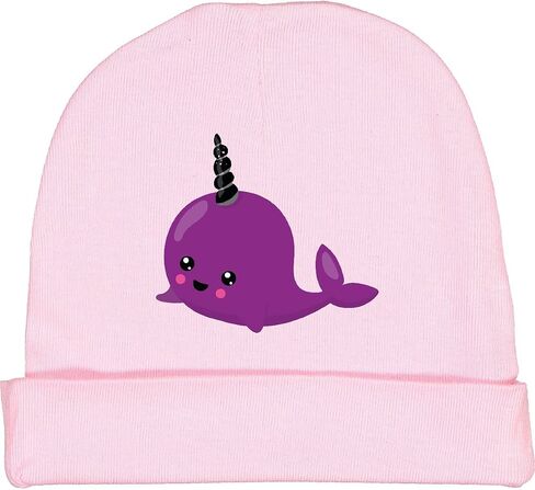 narwhal الأرجواني ، لطيف ، طفل ناروال ، قبعة قبعة صغيرة للحيوانات القطب الشمالي in Saudi Arabia