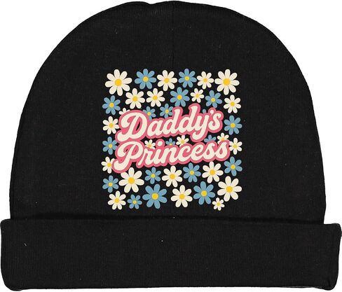 inktastic Daddy's Princess Floral Design Hat Baby Beanie Hat in Saudi Arabia