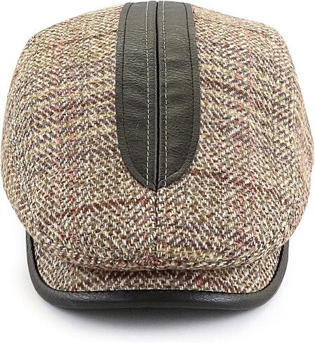 SEAUR Men Flat Cap Adjustable Newsboy Cap Vintage Beret Hat Classic Newsboy Hats Ivy Hat Cabbie Gatsby Cap Duckbill Cap in Saudi Arabia