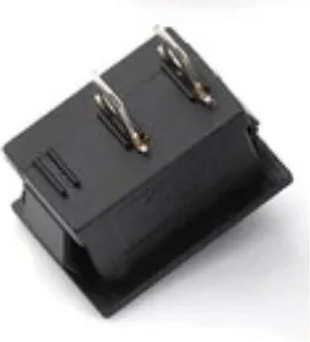 Rocker Switch 10x15mm ، SPST 2-Pin ON/OFF ، 3A 250V ، Black Red White (White 5pcs) in Saudi Arabia