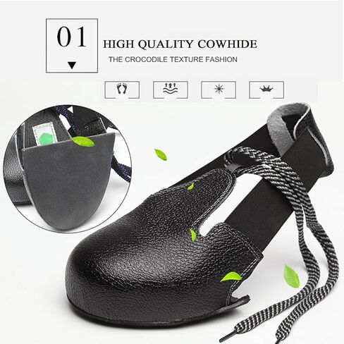 Steel Toe Roofing Boots for Metal Roof Work, High-Traction Non-Slip Work Shoes with Leather Upper for Construction in Saudi Arabia