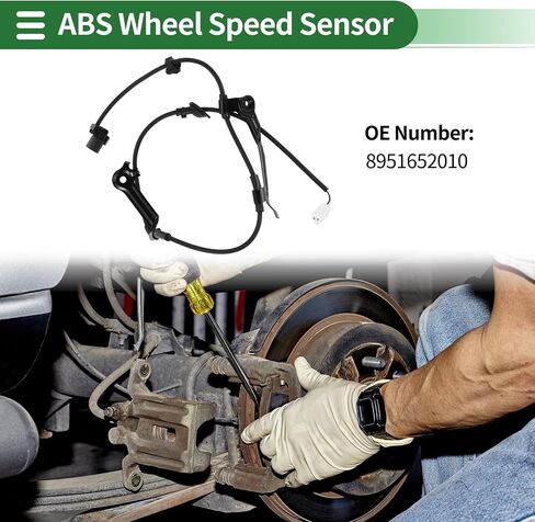 Motoforti ABS Wheel Speed Sensor ABS Sensor Anti-Lock Braking System Sensor for Toyota Vios Echo 2002-2007 No.8951652010 Rear Right in Saudi Arabia