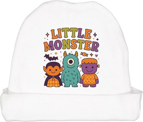 inktastic Little Monster Halloween Cute Characters Baby Beanie Hat in Saudi Arabia
