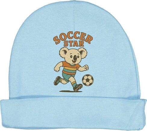 inktastic Cute Koala Soccer Star Shirt Baby Beanie Hat in Saudi Arabia