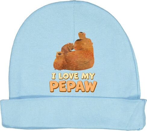 inktastic I Love My Pepaw Baby Beanie Hat in Saudi Arabia