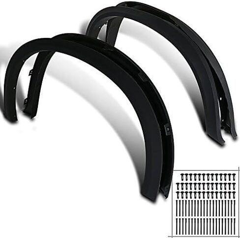 Spec-D Tuning 4PC Front + Rear Arch Extension Fender Flare Aero Diffuser 20" / 21" Wheel Compatible with 2007-2013 BMW X5 E70 in Saudi Arabia