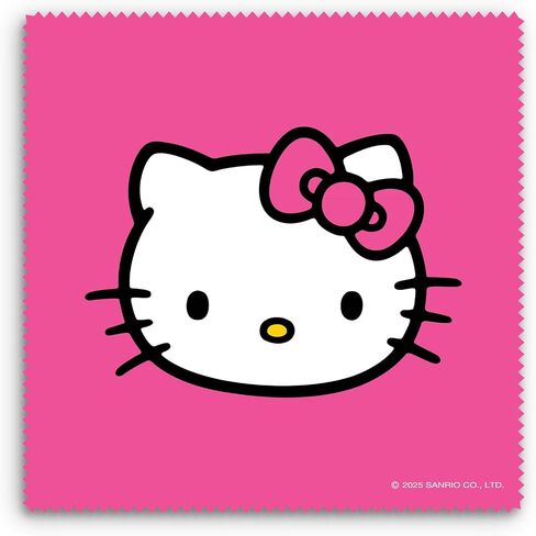Hello Kitty eyeglass case مع مطابقة القماش التنظيف - حامل نظارات الصلابة الصلبة مع بطانة مخملية ناعمة in Saudi Arabia