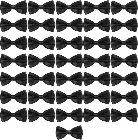36 Pcs Men's Bow Ties Pre Tied Tuxedo Formal Adjustable Clip On Bow Satin Bowtie for Men Costume Wedding Party in Saudi Arabia