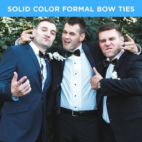 36 Pcs Men's Bow Ties Pre Tied Tuxedo Formal Adjustable Clip On Bow Satin Bowtie for Men Costume Wedding Party in Saudi Arabia