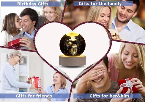 Maibaota 3D قناديل البحر ديكور 2.4 بوصة الكرة الكريستال محيطات الديكور تذكارات لعشاق الكائنات البحرية المنزل in Kuwait