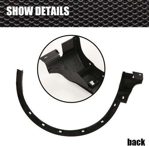 Crossdesigg Fender Flare ، متوافق مع 13-17 Ford Escape Front Fender Fender Flare Well Loving Molding in Saudi Arabia