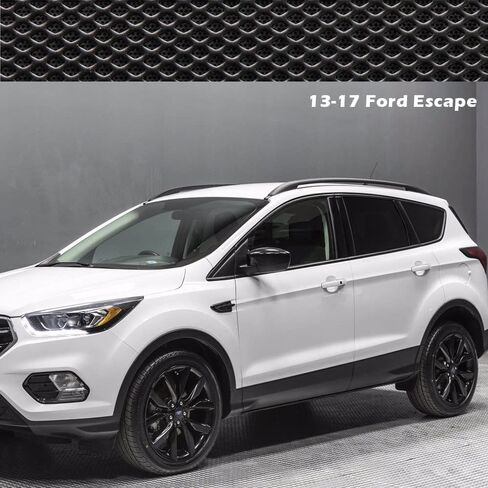 Crossdesigg Fender Flare ، متوافق مع 13-17 Ford Escape Front Fender Fender Flare Well Loving Molding in Saudi Arabia