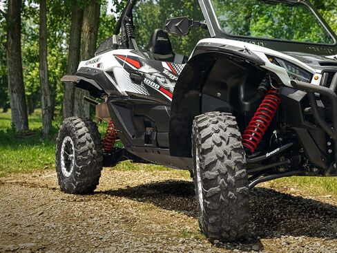 SuperATV Fender Flares/Mud Guards/Mud Flares For 2020+ Kawasaki Teryx KRX 1000 | Extreme Durability | Protect Against Rocks, Dirt, SAnd & Mud | USA Made in Saudi Arabia