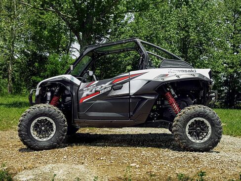 SuperATV Fender Flares/Mud Guards/Mud Flares For 2020+ Kawasaki Teryx KRX 1000 | Extreme Durability | Protect Against Rocks, Dirt, SAnd & Mud | USA Made in Saudi Arabia