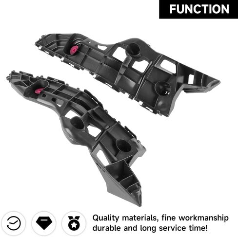 Front Bumper Bracket Bumper Mount Support Bracket - Compatible for Toyota Highlander 2.7L L4 - Gas, 3.5L V6 - Electric/Gas, 3.5L V6 - Gas 2014-2016 - Replace Part 52145-0E060, 52146-0E060 in Saudi Arabia