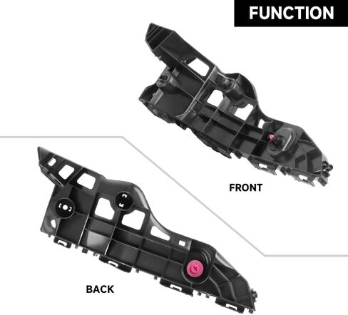 Front Bumper Bracket Bumper Mount Support Bracket - Compatible for Toyota Highlander 2.7L L4 - Gas, 3.5L V6 - Electric/Gas, 3.5L V6 - Gas 2014-2016 - Replace Part 52145-0E060, 52146-0E060 in Saudi Arabia