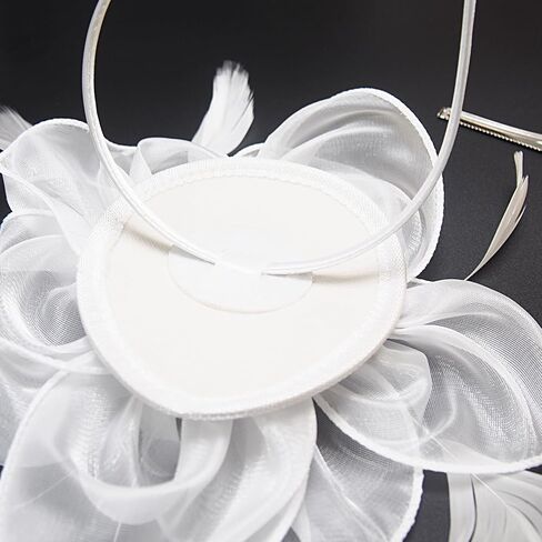 Fascinators Hats for Women Girls Vintage Derbyhat Tea Party Hat Fancy Dress Headwear for Weddings in Saudi Arabia