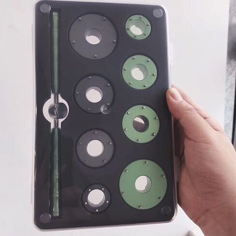 Grooved 5 و 6 PIN يموت الفاخرة مراقبة الظهر أداة إصلاح أداة الإصلاح أداة الإزالة الخلفية لرجال أوميغا سيمستر الساعات 20-42mm in Kuwait