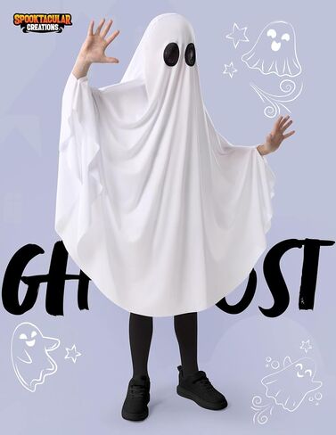 Spooktacular Creations Halloween Ghost Costume for Kids, Ghost Sheet Costume for Boys, Halloween Role Play & Dress Up in Saudi Arabia