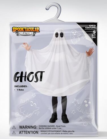 Spooktacular Creations Halloween Ghost Costume for Kids, Ghost Sheet Costume for Boys, Halloween Role Play & Dress Up in Saudi Arabia