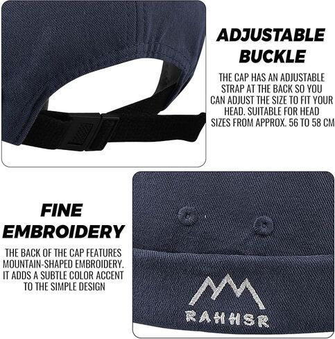 5 Panels Brimless Skullcap Rolled Cuff Retro Beanie Hat Street Casual Docker Hats Fashion Hip Hop Hats for Men Women in Kuwait