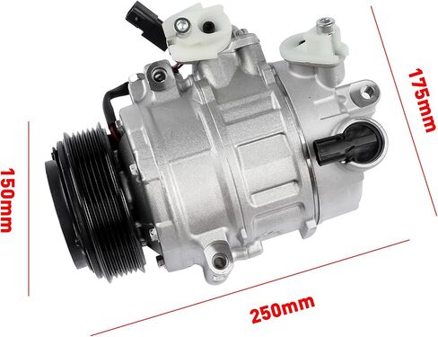 DA8Z19703A Air Conditioner AC Compressor with Clutch Replacement for Ford Flex Explorer 3.5L 2013-2018, Ford Taurus 3.5L 2013-2018, Lincoln MKS MKZ 3.7L 2013-2016#DA8Z19703B, DA8Z19703C, FB5Z19703B in Saudi Arabia