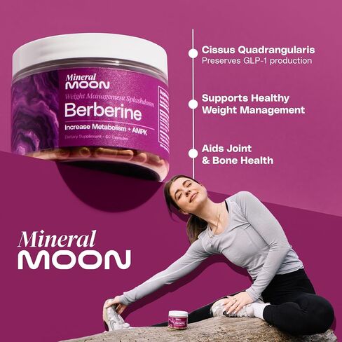 Body Composition Berberine Supplement with Cissus Quadrangularis & Berberine Phytosome – Supports Overall Wellness – 60 Capsules in Saudi Arabia
