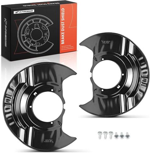 A-Premium Front Driver and Passenger Side Brake Dust Shield Compatible with Honda Models - CR-V CRV 2007 2008 2009 2010 2011, 2-PC Set in Saudi Arabia