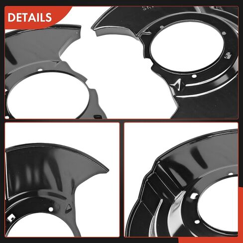 A-Premium Front Driver and Passenger Side Brake Dust Shield Compatible with Honda Models - CR-V CRV 2007 2008 2009 2010 2011, 2-PC Set in Saudi Arabia