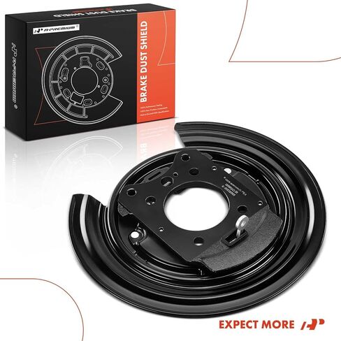 A-Premium Rear Driver or Passenger Side Brake Dust Shield Compatible with Jeep & Dodge Models - Wrangler 2007-2017, Wrangler JK 2018, Liberty 2008-2012, Nitro 2007-2011 in Saudi Arabia