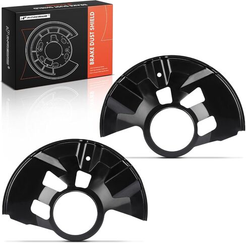 A-Premium Front Driver and Passenger Side Brake Dust Shield Compatible with Ford, Lincoln and Mercury Models - Fusion 2006-2012, MKZ 2007-2012, Zephyr 2006, Milan 2006-2011, 2-PC Set in Saudi Arabia