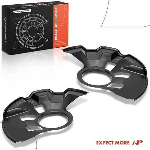 A-Premium Front Driver and Passenger Side Brake Dust Shield Compatible with Ford, Lincoln and Mercury Models - Fusion 2006-2012, MKZ 2007-2012, Zephyr 2006, Milan 2006-2011, 2-PC Set in Saudi Arabia