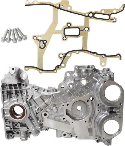 مجموعة مضخة زيت سلسلة التوقيت مع حشية Chevy Sonic/Cruze/Trax 11-20 ، لـ Buick Encore 13-17.4l ، OE 55562793،25199424،25195406،55565338،5581012،555956119435353،5555655338،5581012،555 in Kuwait