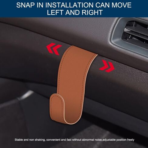 Car Co-Pilot Glovebox Hooks, Glove Box Organizer for Car, Anti-Scratch Vehicle Passenger Seat Storage Hanger, Auto Accessories Auto Glove Box Front Seat Hook for SUV Sedan Truck (Black) in Saudi Arabia