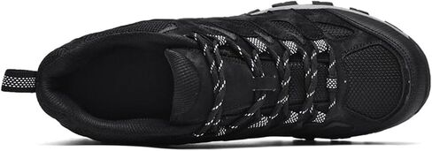Men's Fashion Waterproof Hiking Shoes Leather Comfortable Lace Up Lightweight Anti Slip Low Tops Outdoor Walking Work Shoes Trail Running for Men in Saudi Arabia