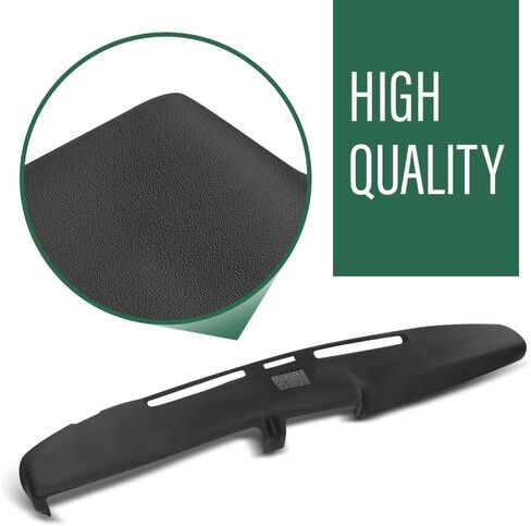 غلاف Dash Grand Orange متوافق مع Ford F100 F150 F250 F350 Bronco 1980 1981 1982 1983 1984 1985 1986 Dashboard Cover Black in Saudi Arabia