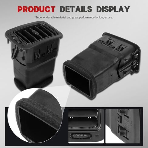 99-06 Dashboard Air Vent Dust AC Heater Outlet Outlet Grille لـ Avalanche Silverado Tahoe Suburban Sierra Yukon Escalade استبدال 15176085 رمادي داكن in Kuwait