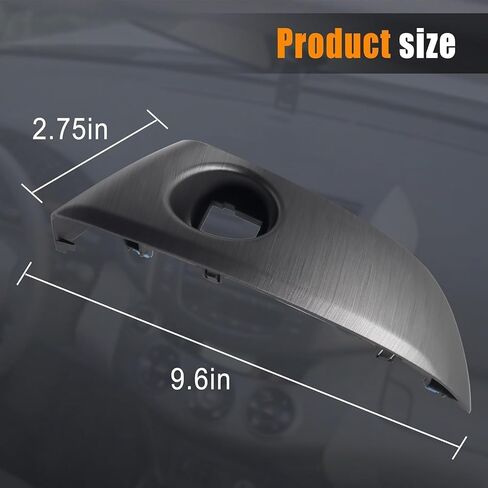 55413-42070-B0 Central Dashboard Cover Strip Trim Instrument Cluster Panel Trim Compatible with Toyota RAV4 Base Limited EV Sport 2006 2007 2008 2009 2010 2011 2012 Replace 55412-42060-B0 in Saudi Arabia