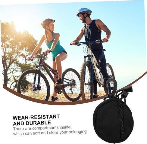 DECHOUS Portable Headphone Storage Bag Waterproof Outdoor Sports Pouch Multi-functional Polyester Earphone Case Carabiner for Travel and Hiking in Saudi Arabia