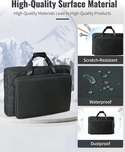 Starlink Gen 3 Carry Case, Starlink Gen 3 Case, Shockproof and Stress-Resistant Starlink Case with Water-Resistant, Dustproof Fabric and Customizable Interior Compartments (Gray) in Saudi Arabia
