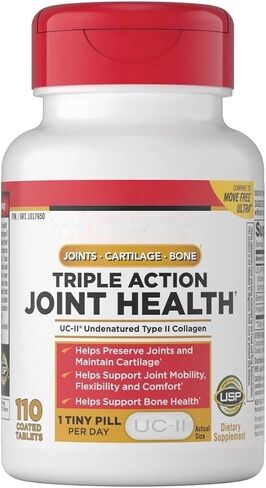 Signature Triple Action Joint Health, Helps Preserve Joints and Maintain Cartilage, Support Joint Mobility, Flexibility and Comfort - 110 Coated Tablets in Saudi Arabia
