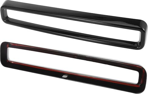 1 Set Black Front Grill Grille Inserts Guards Cover Trim for Dodge Challenger 2015-2022 in Saudi Arabia