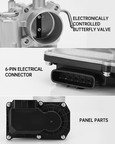 Oklpf Electronic Throttle Body متوافق مع Lexus Scion Toyota & Pontioc Models HS250H TC XB Camry Corolla Matrix RAV4 Solara Vlibe L4-2.4L ， رقم استبدال 22030-28070 in Kuwait
