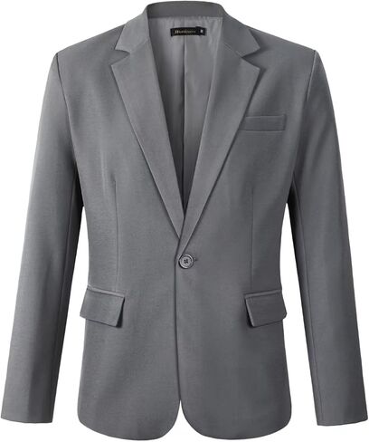 Beninos Mens Sport Coat Casual Blazer One Button Business Suit Jacket in Saudi Arabia