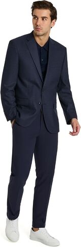 Michael Kors Men’s Twill Kent Classic Fit Regular, Big & Tall Stretch Sport Coat, Performance Fabric, Business & Casual Wear in Saudi Arabia