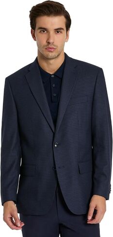 Michael Kors Men’s Twill Kent Classic Fit Regular, Big & Tall Stretch Sport Coat, Performance Fabric, Business & Casual Wear in Saudi Arabia