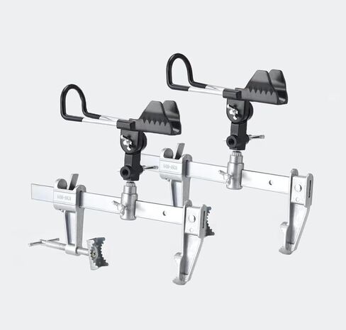 2 Pack Fishing Rod Holders Multifunctional Stainless Steel Stand, Ground Fishing Rod Pole Brackets Texture 360 ° Adjustable & Detachable Easy to Carry, Fishing Pole Holders for Ground, Beach in Saudi Arabia