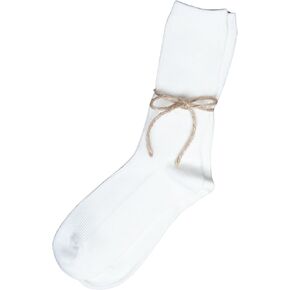 Women's Ribbed Mock Socks – Solid Color, Soft & Breathable Quarter Length Socks, Premium Quality, Made in Korea in Saudi Arabia