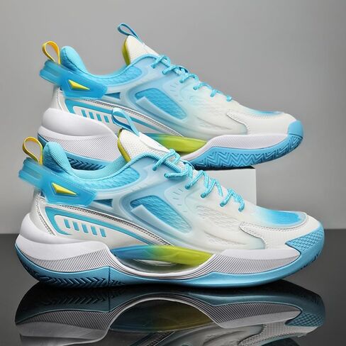 Neutral Basketball Shoes with Luminous Upper Fashionable Training Sports Shoes Basketball Fans in Saudi Arabia